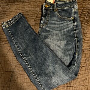 CAbi Slim Fit Jeans in Faded Dark Blue